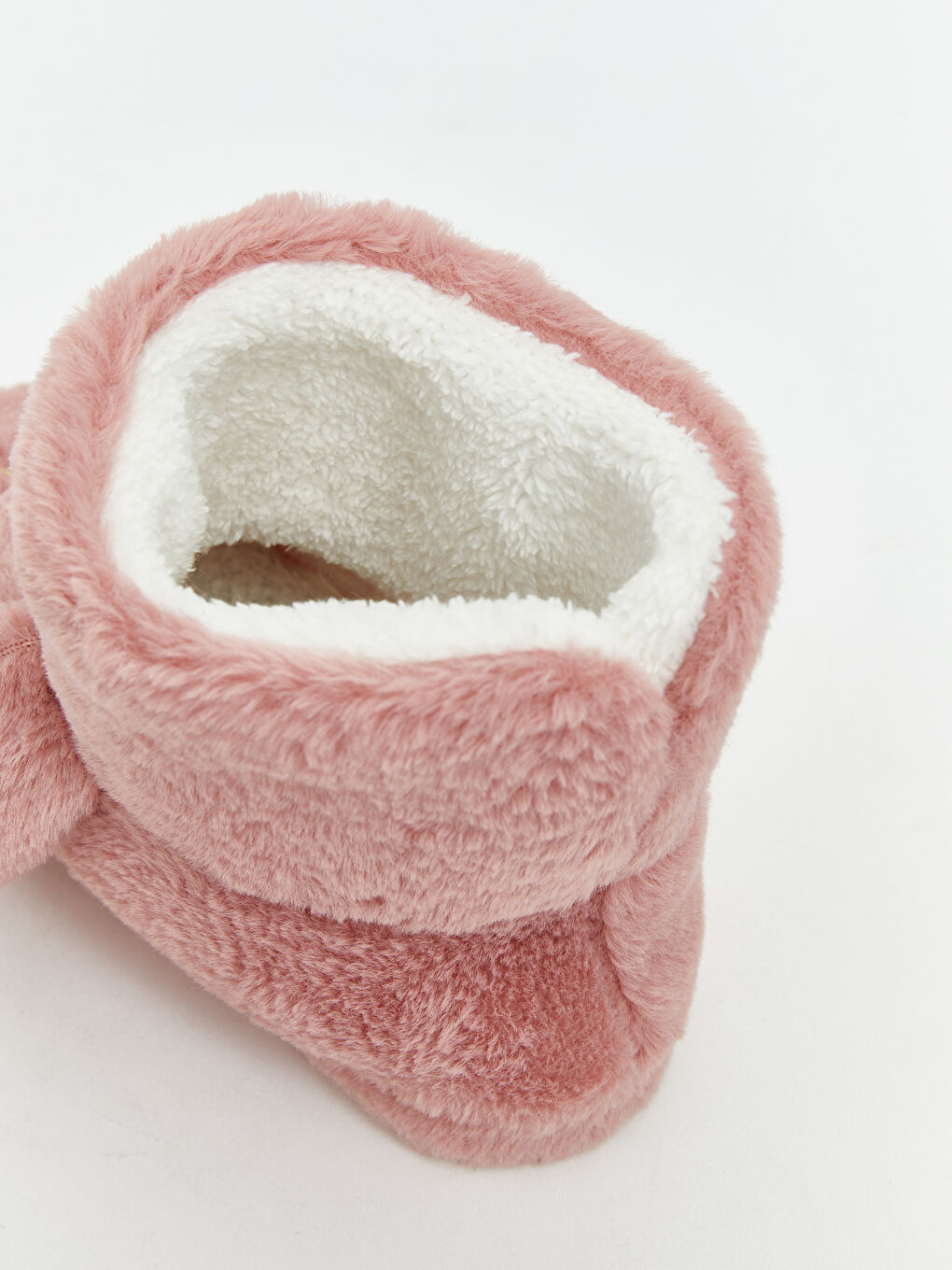 Pembe 3D Aplikeli Nakış Detaylı Kız Çocuk Ev Botu-5