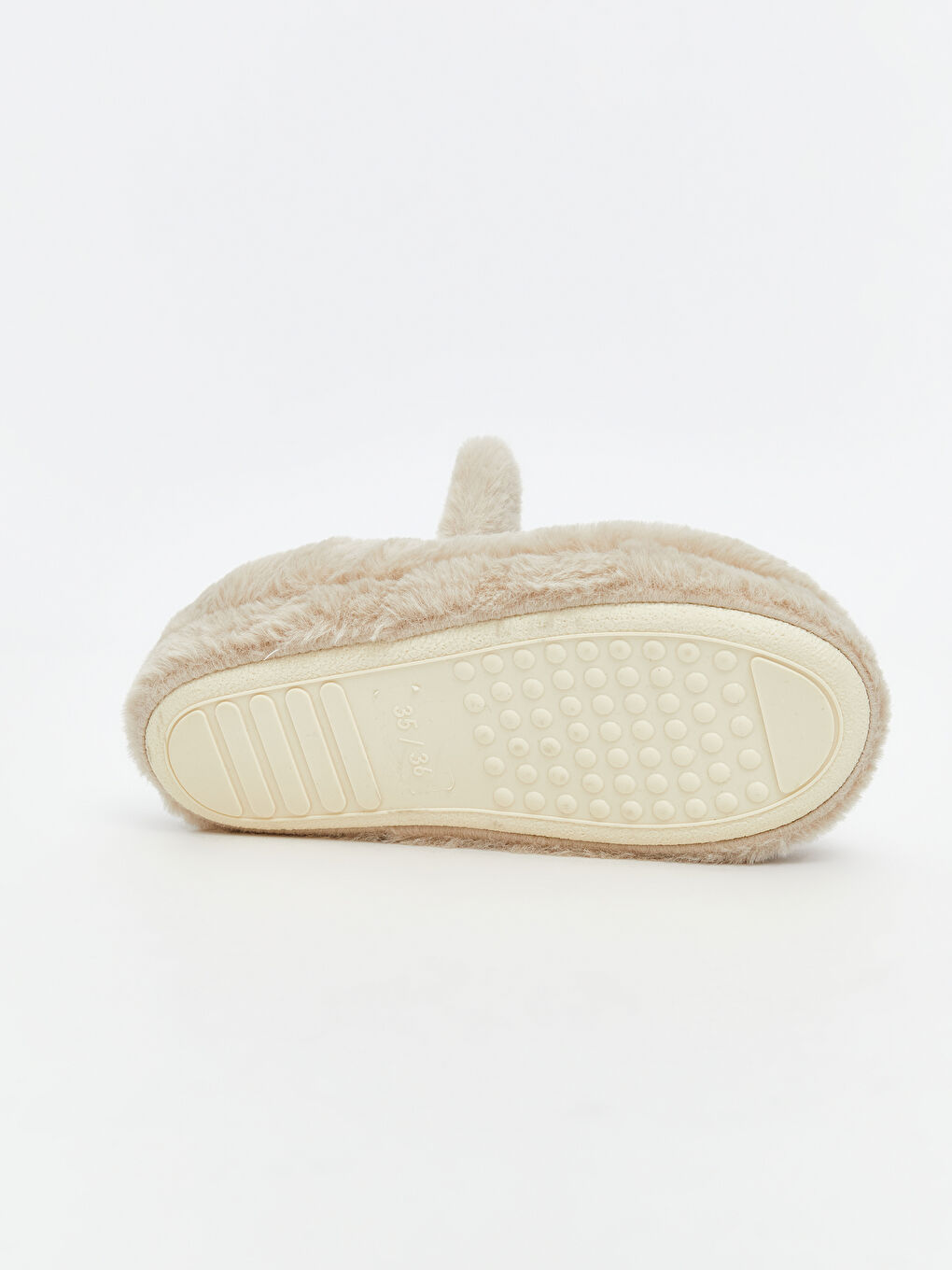 Bej Tavşan Figürlü Kız Çocuk Ev Terliği-3