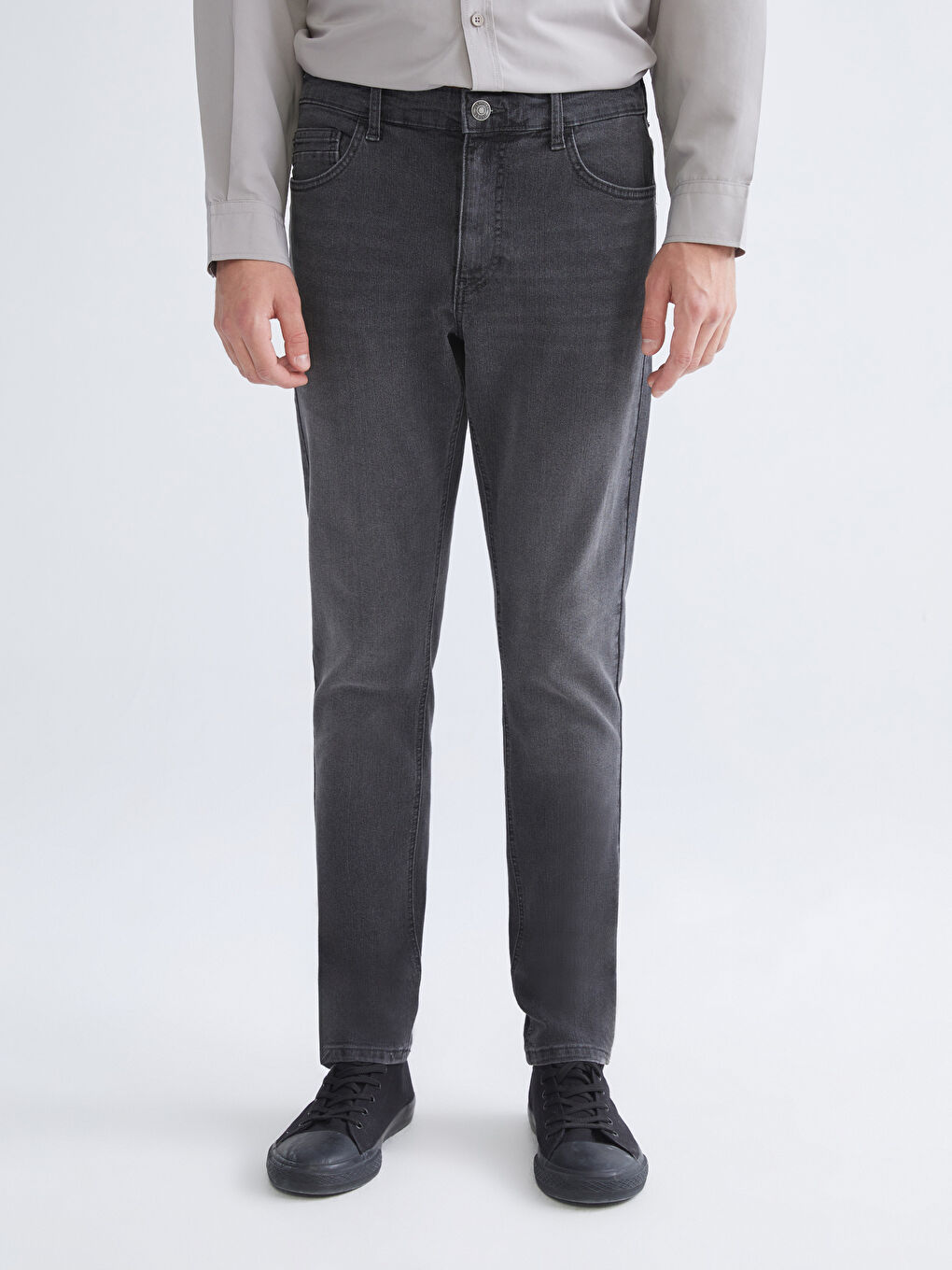 Antrasit 760 Skinny Fit Erkek Jean Pantolon-1