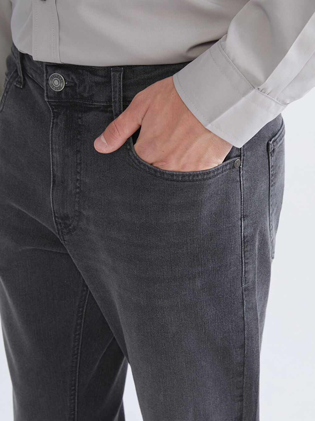 Antrasit 760 Skinny Fit Erkek Jean Pantolon-2