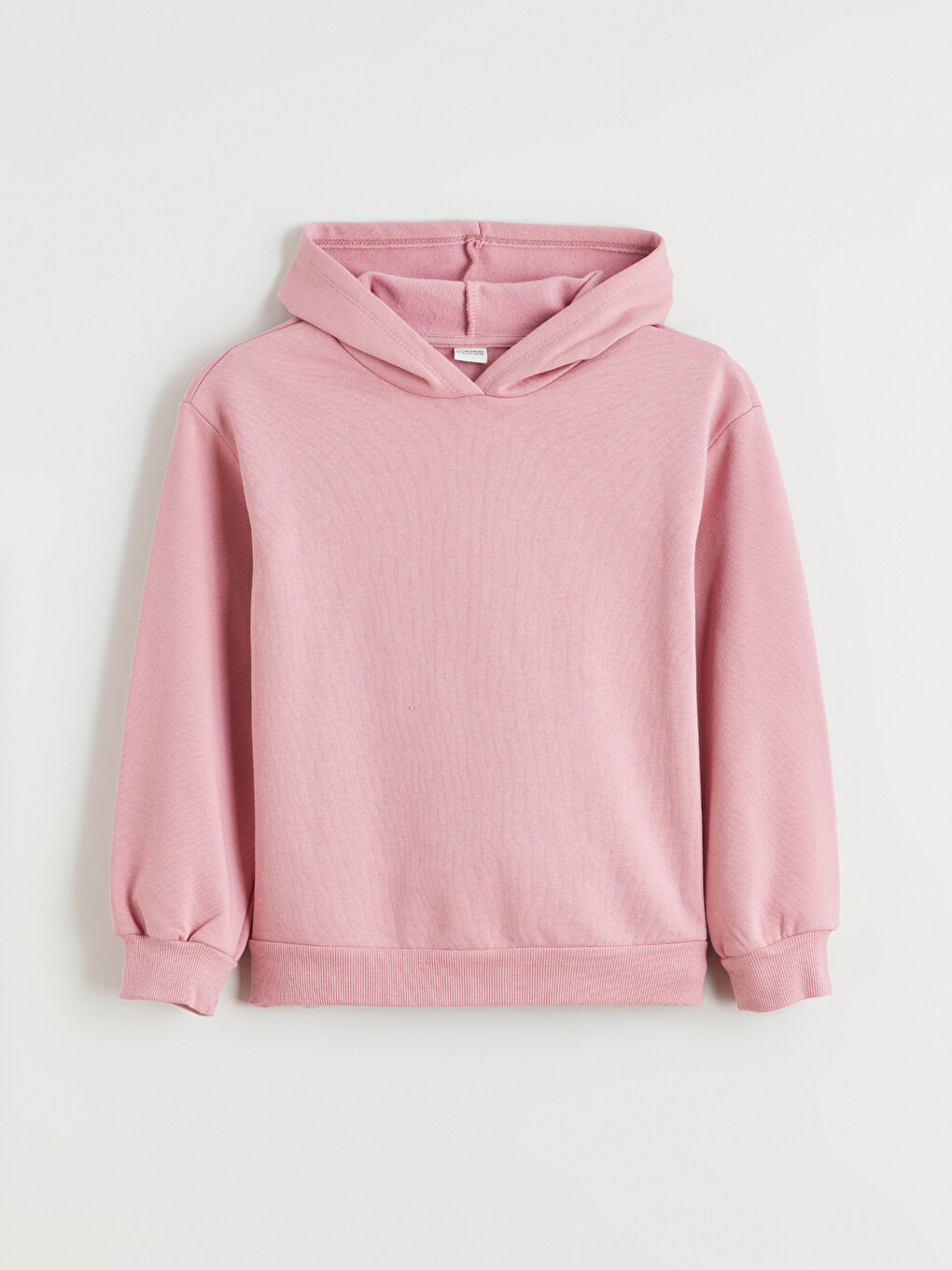 Lila Kapüşonlu Kız Çocuk Sweatshirt