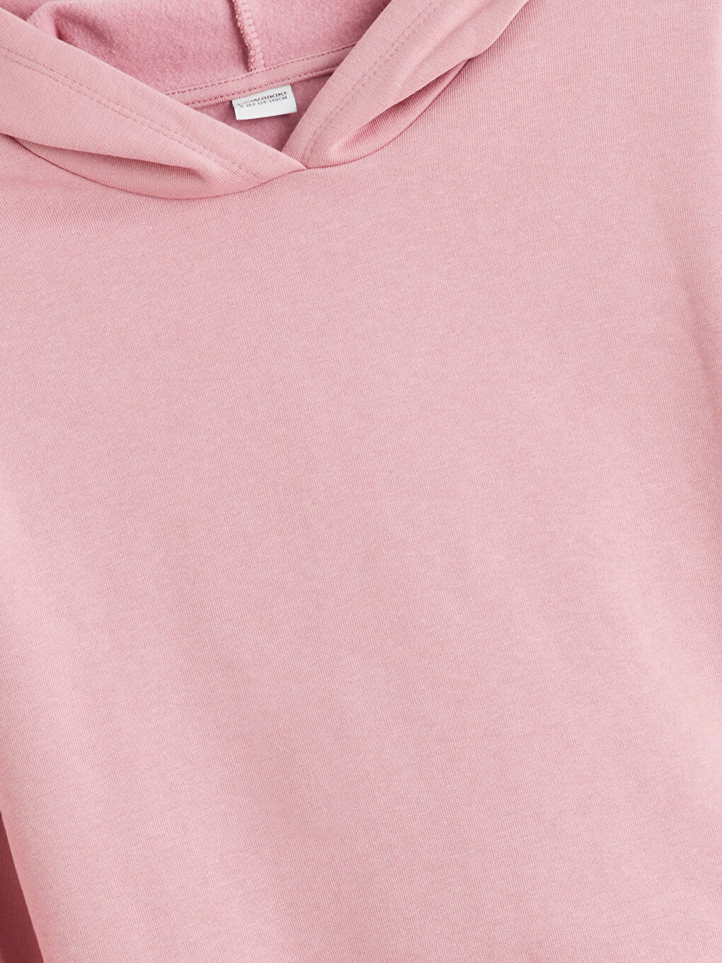 Lila Kapüşonlu Kız Çocuk Sweatshirt-2