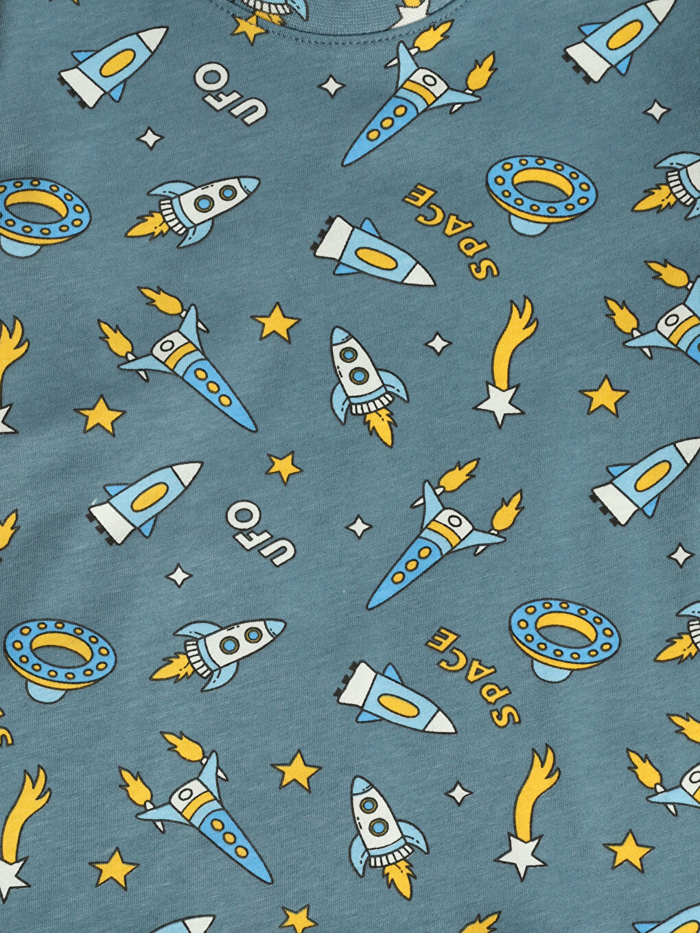 Crew Neck Boy Pyjama Set-3