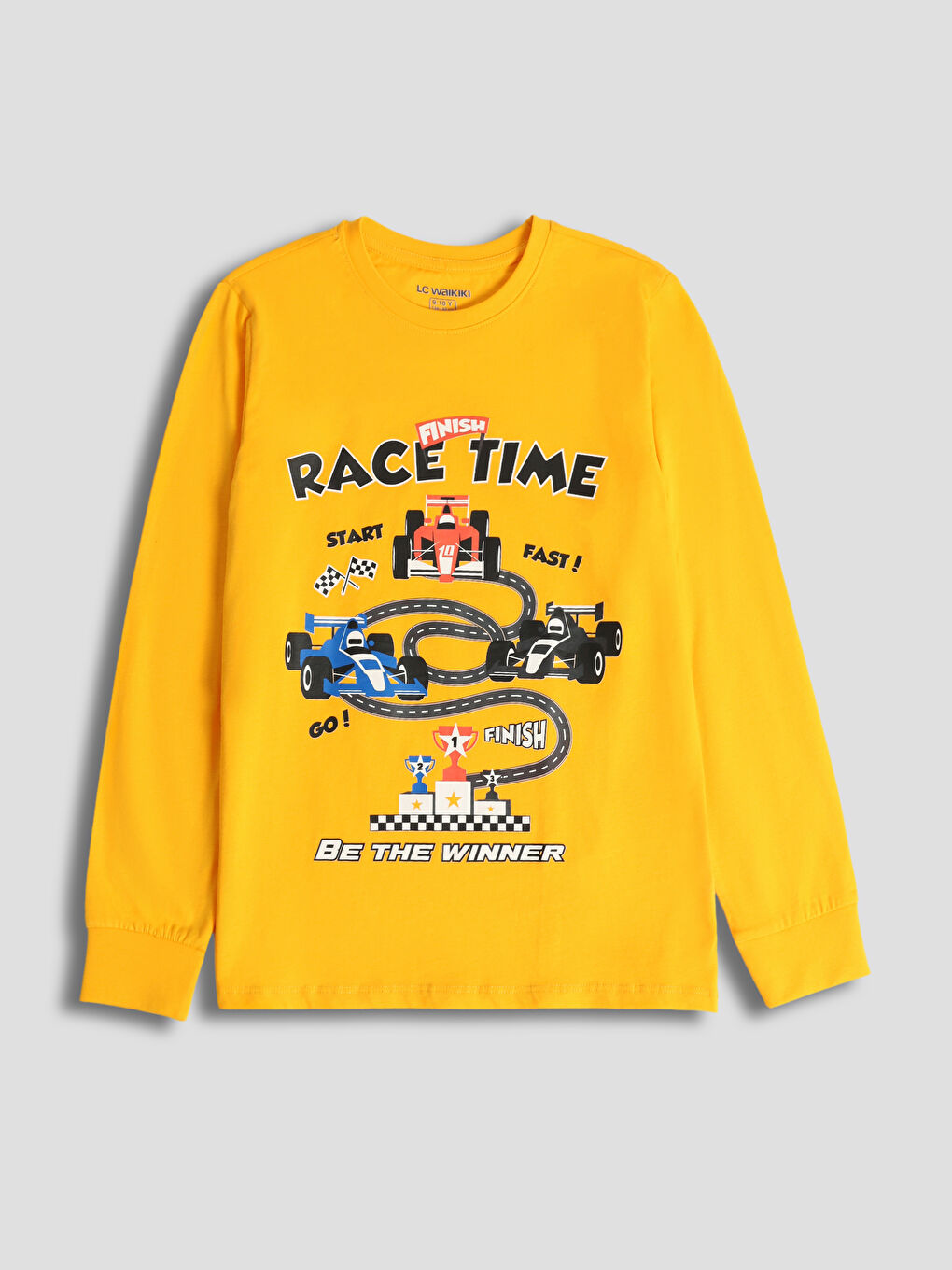 طقم بيجاما برتقالي ولد-1