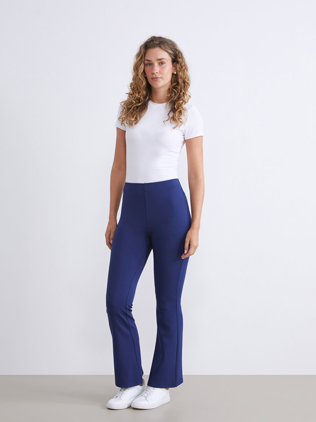 Elasticated Waist Flared Women's Sweatpants