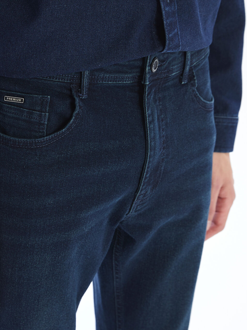 750 Slim Fit Muške Farmerke-2