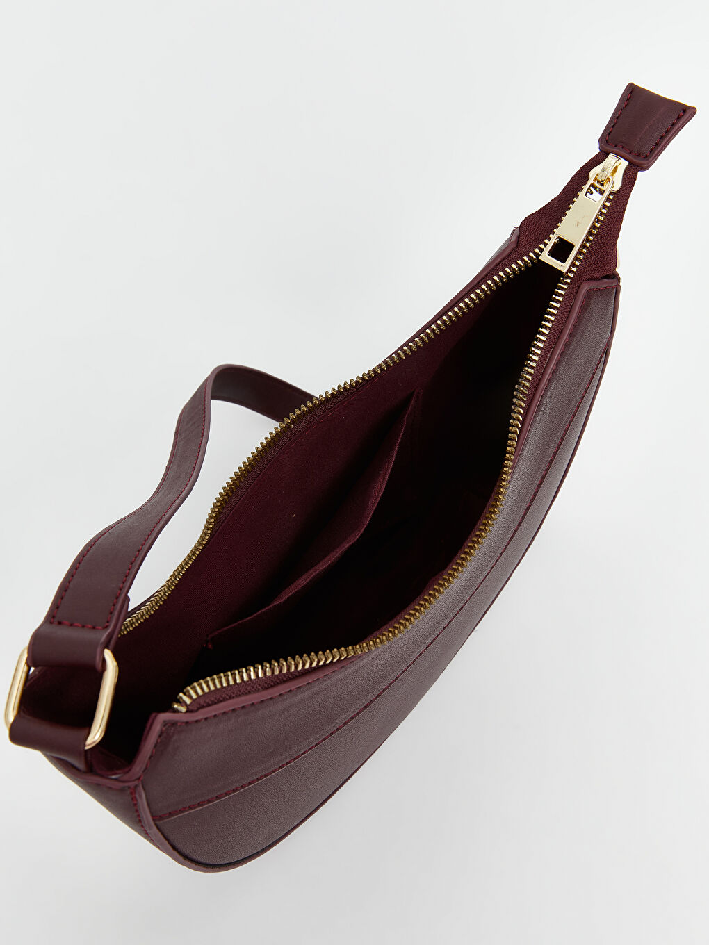 LCW ACCESSORIES Faux Leather Women's Baguette Bag -W5BC02Z8-JAV