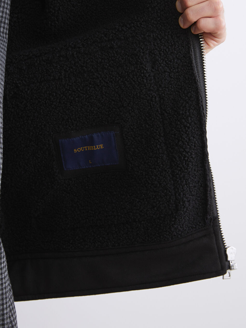 Мужчины Черный Пальто-3