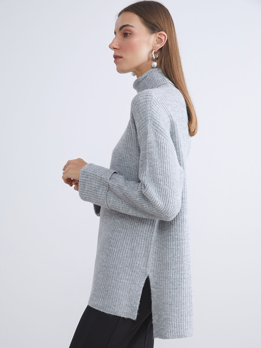Turtleneck Women's Knitwear Sweater