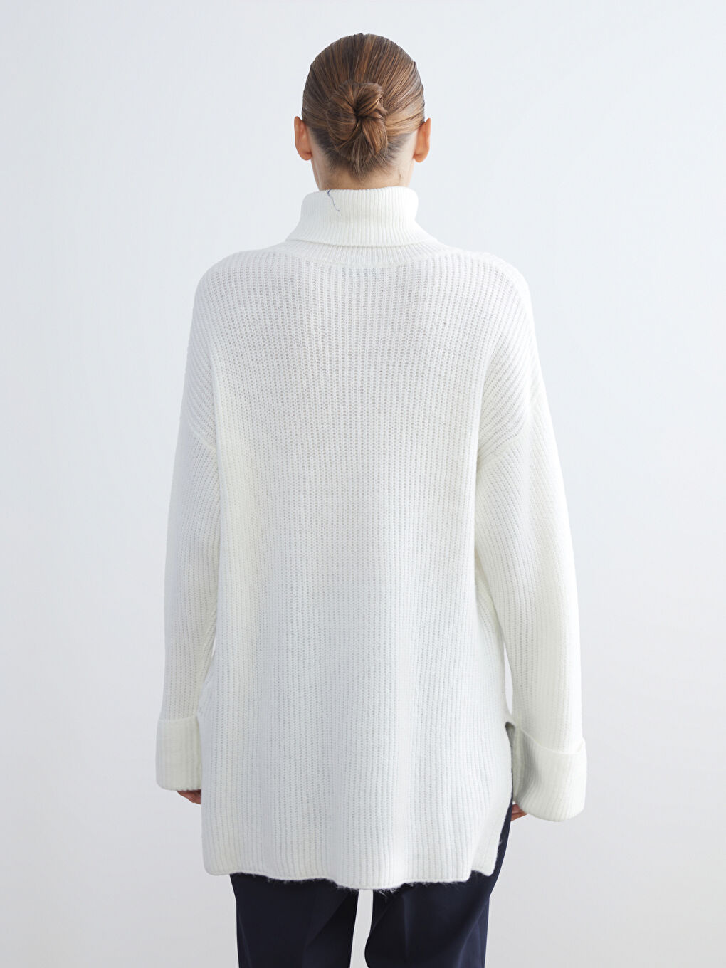 Turtleneck Women's Knitwear Sweater-3