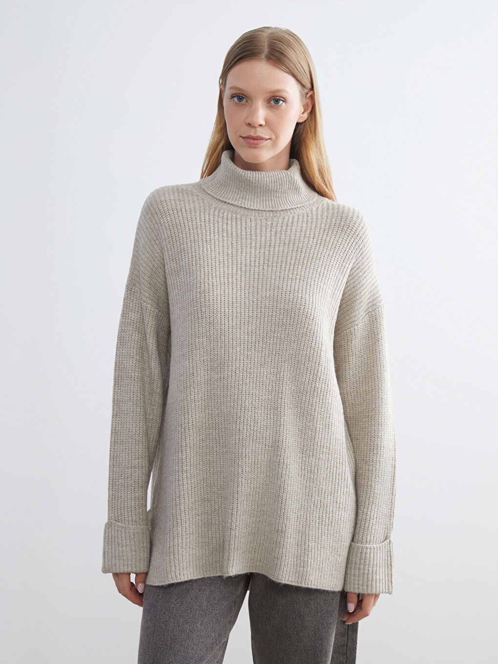 Turtleneck Women's Knitwear Sweater