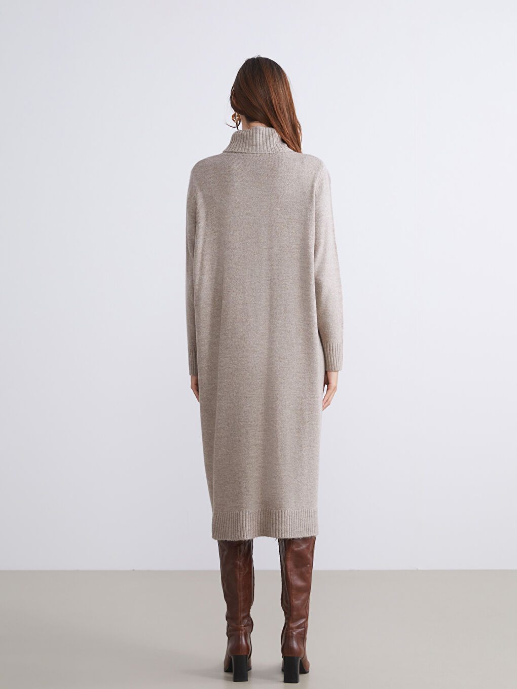 Woman BEIGE Dress-3