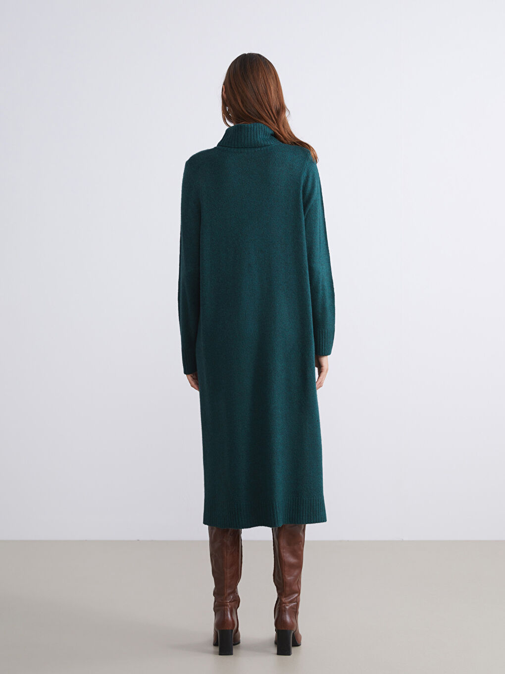 Woman PETROL Dress-3