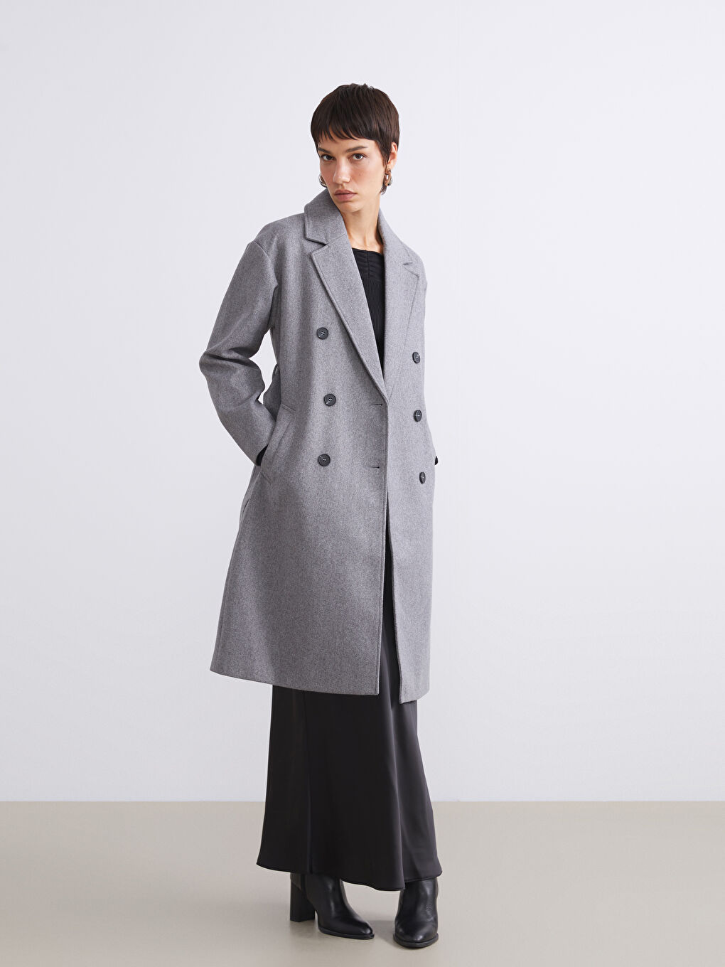 Двобортне Пальто Cachet Для Жінок-1