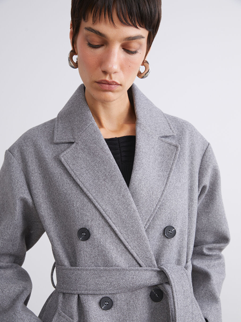 Двобортне Пальто Cachet Для Жінок-3