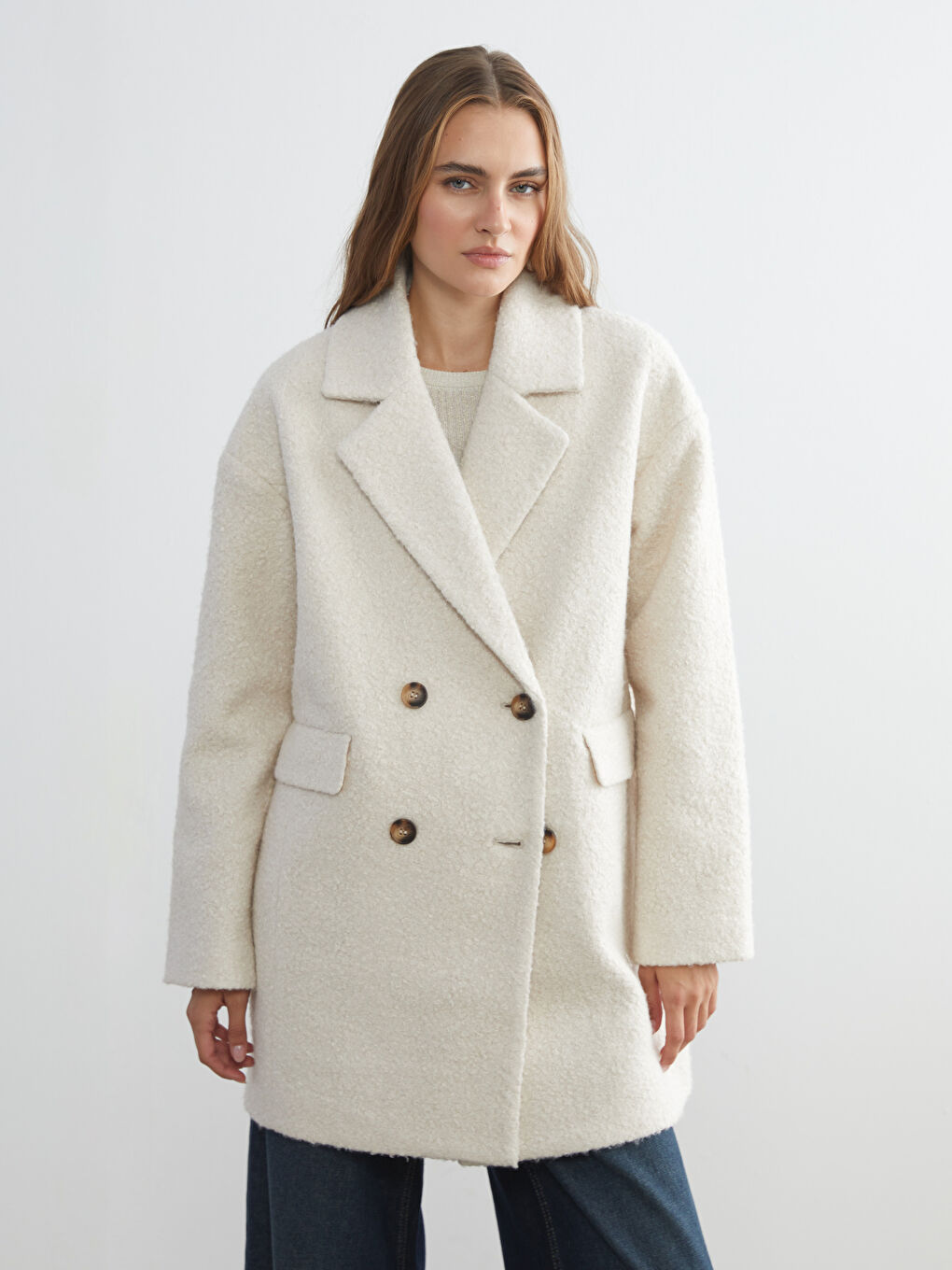 Double Breasted Women's Cachet Overcoat