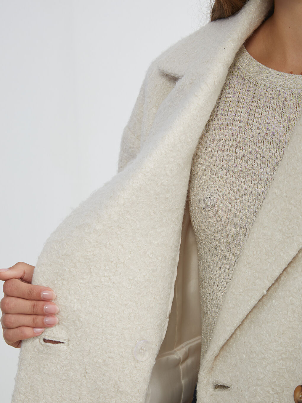 Double Breasted Women's Cachet Overcoat-3