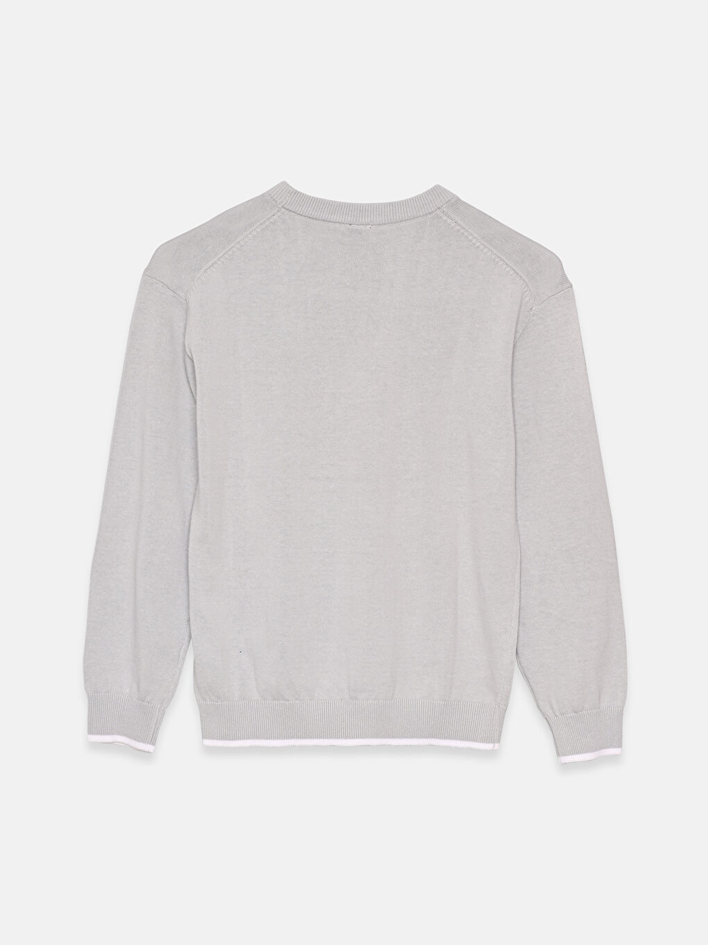 Светр трикотажний з круглим вирізом горловини з принтом для хлопчиків-1