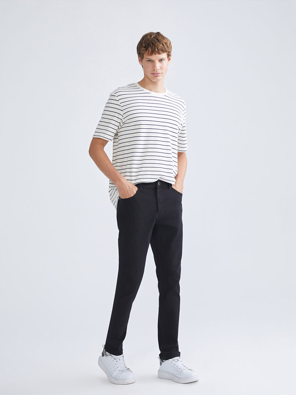 Siyah 760 Skinny Fit Erkek Jean Pantolon