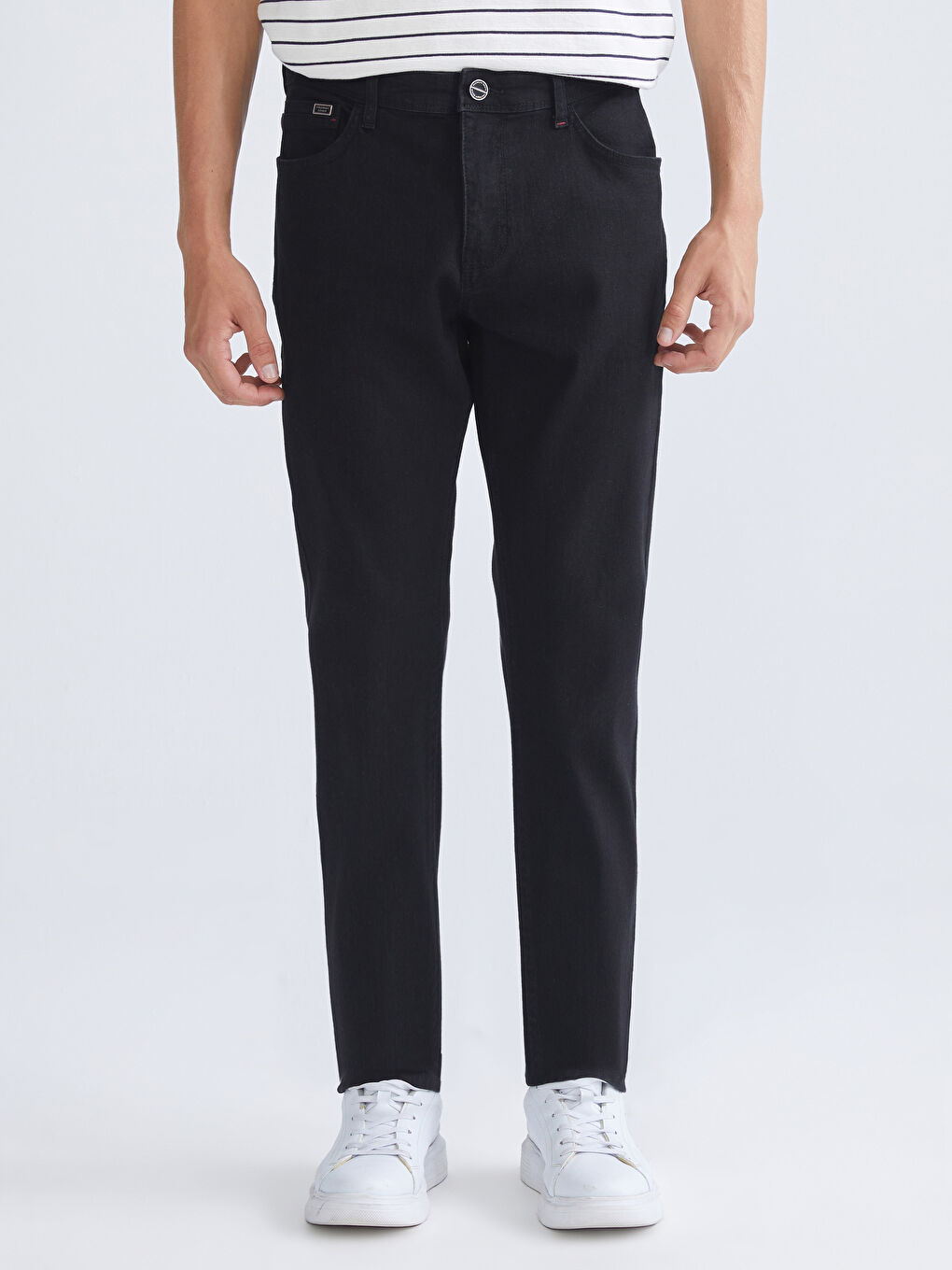 Siyah 760 Skinny Fit Erkek Jean Pantolon-1