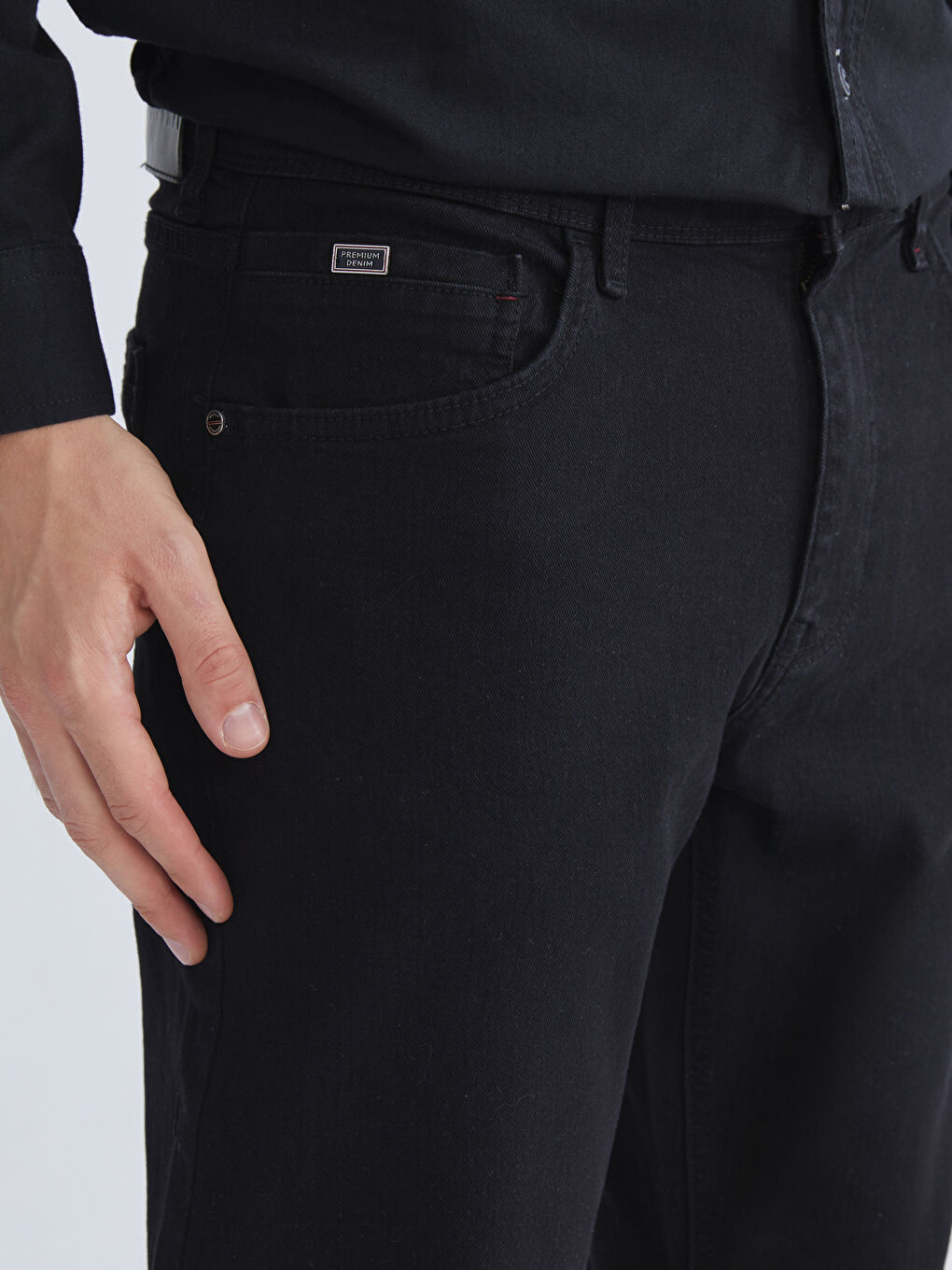 Siyah 779 Regular Fit Erkek Jean Pantolon-2