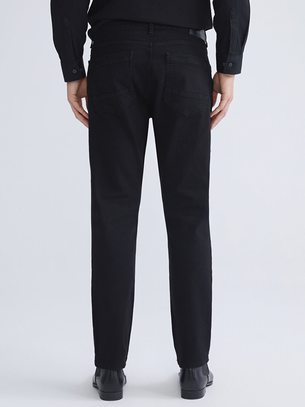 Siyah 779 Regular Fit Erkek Jean Pantolon-3