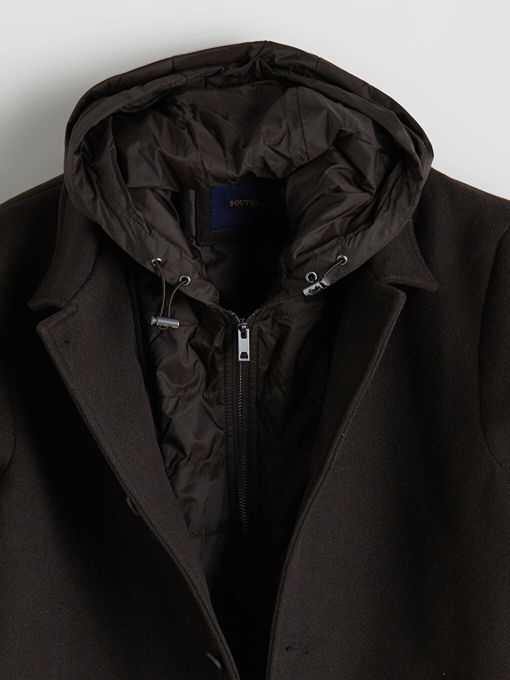 Ерлерге арналған стандартты өрнексіз каше пальто-6