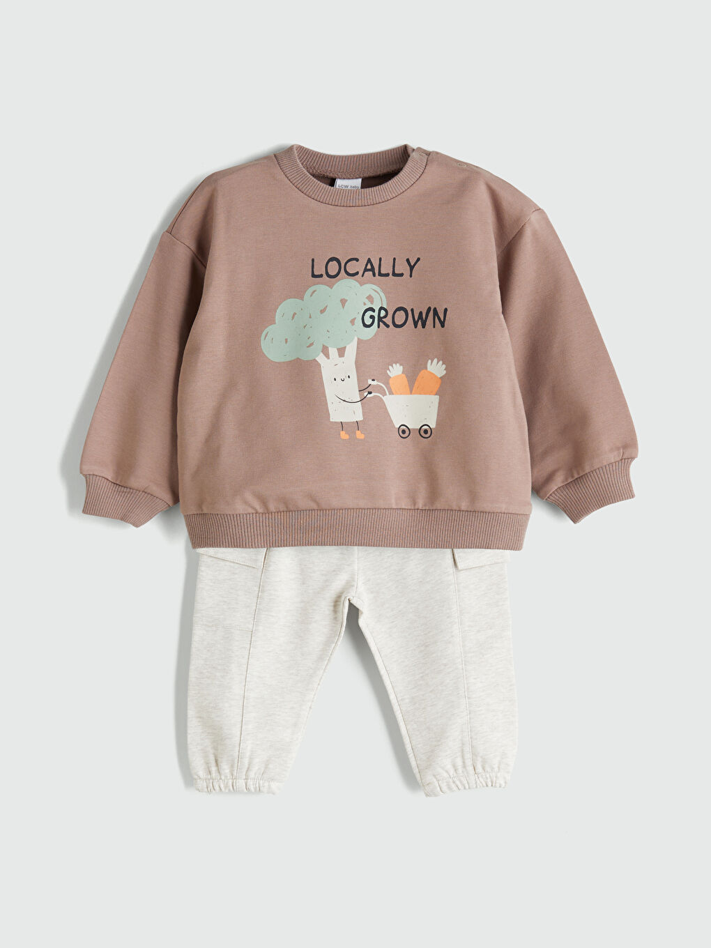 LCW baby Baby Boy BROWN Set -W5BC40Z1-V5W