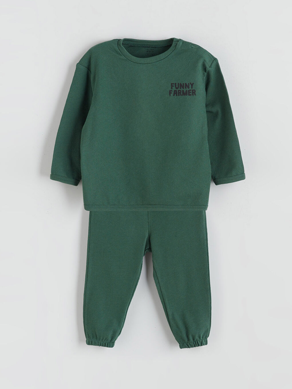 Набір з принтованого світшота та штанів для хлопчика (2 штуки)-1