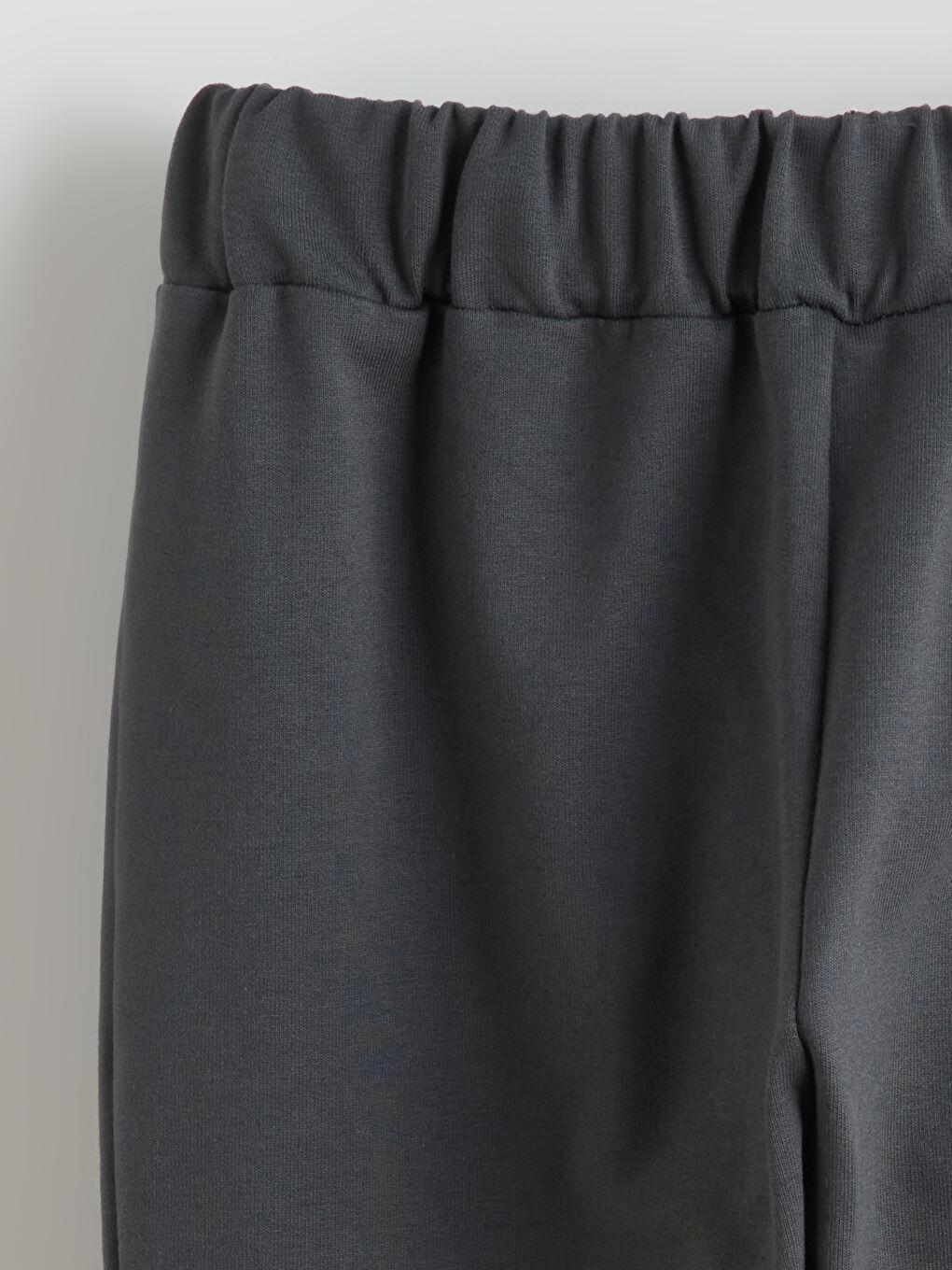 Gri Beli Lastikli Erkek Bebek Pantolon-1