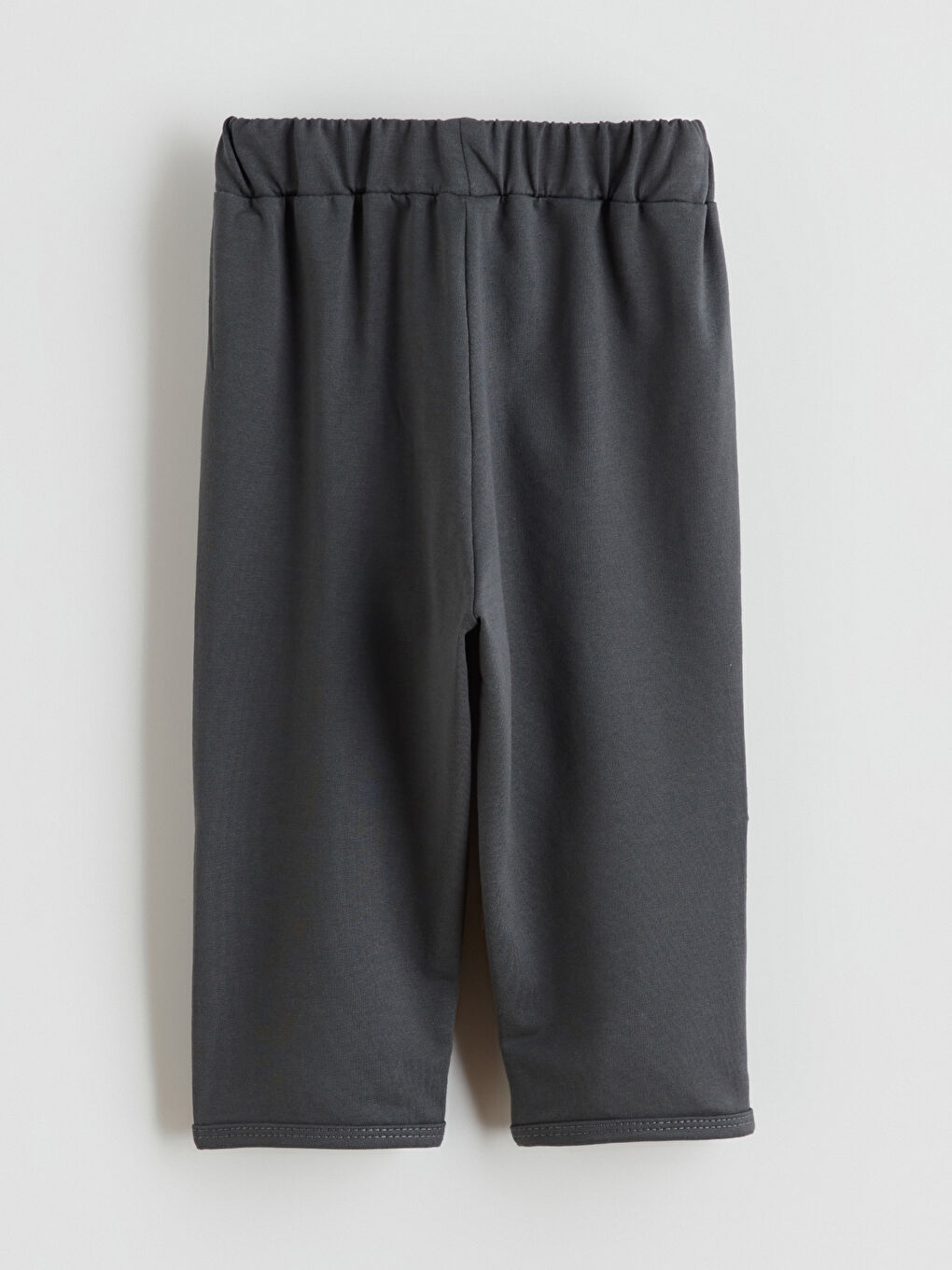 Gri Beli Lastikli Erkek Bebek Pantolon-2