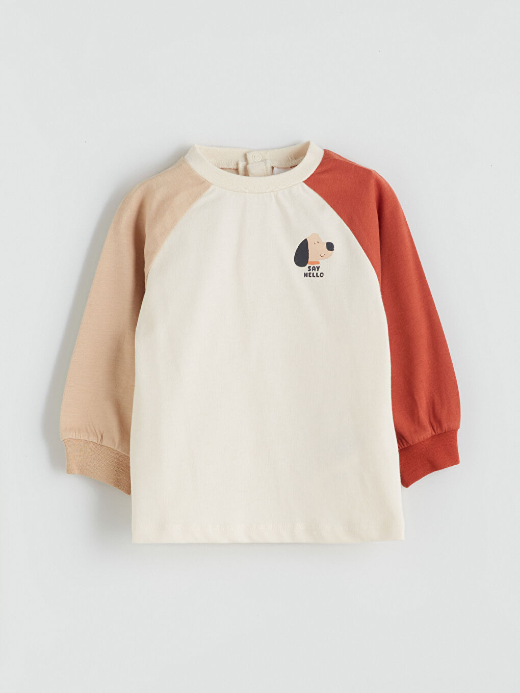 طقم سويشرت وسروال رياضي مطبوع لولد صغير (جوج ديال الباكات)-1