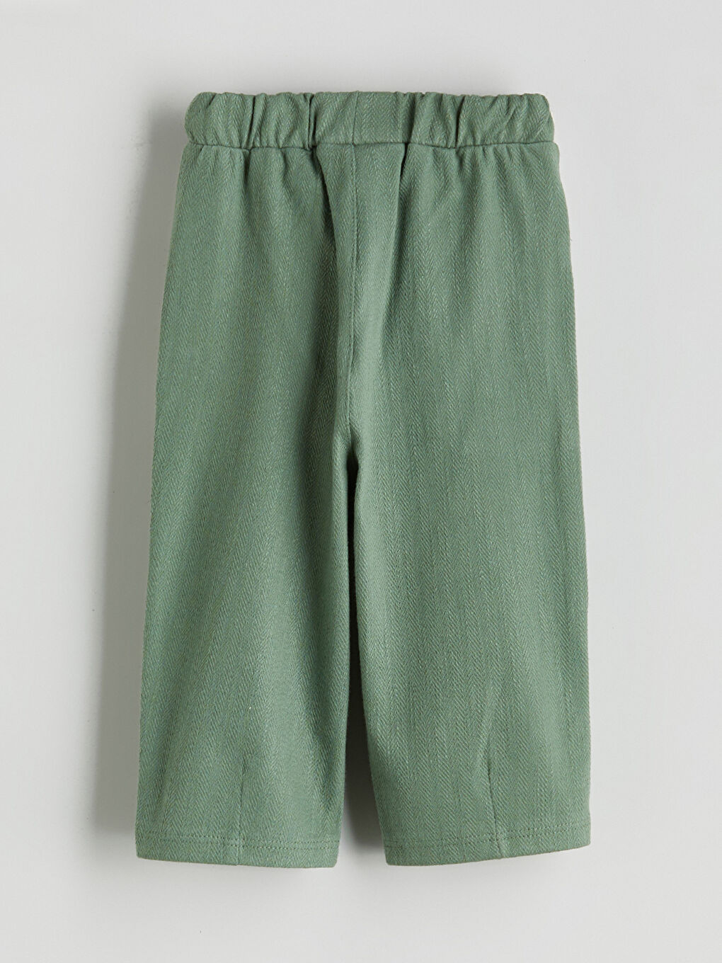 Yeşil Beli Lastikli Basic Erkek Bebek Kargo Pantolon-2