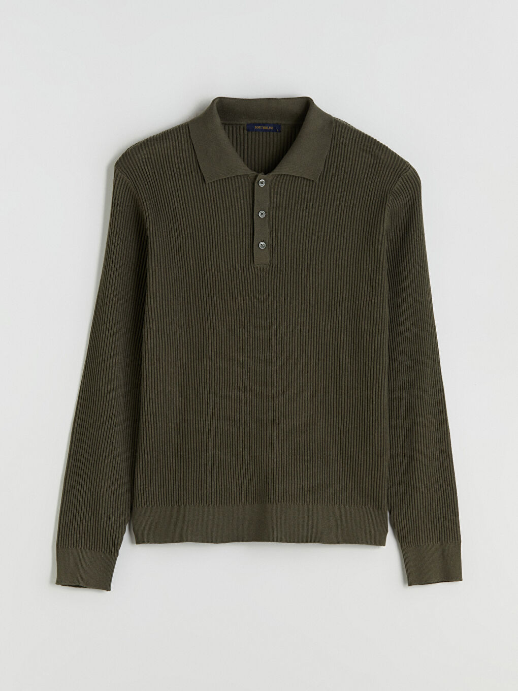 Polo Neck Men's Knitwear Sweater-4