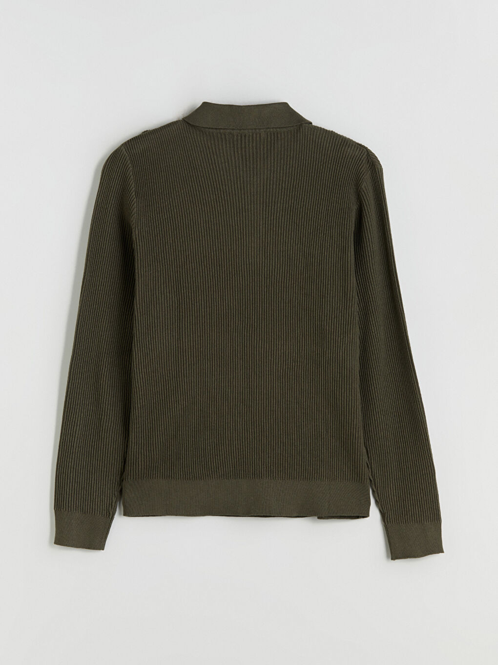 Polo Neck Men's Knitwear Sweater-5