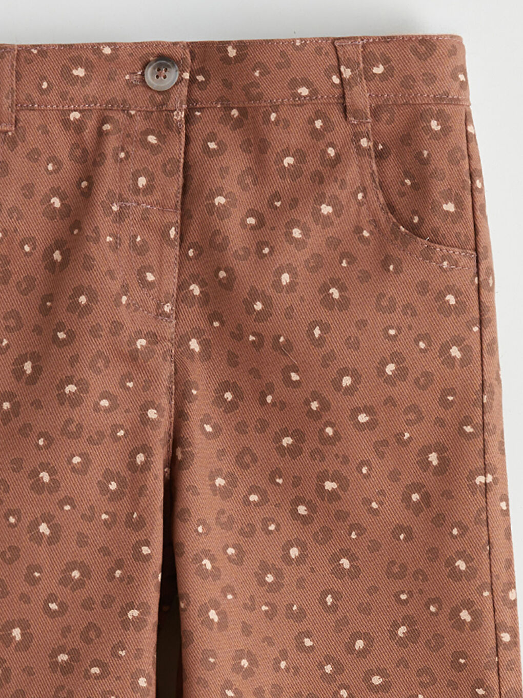 Girl BROWN Trousers-3