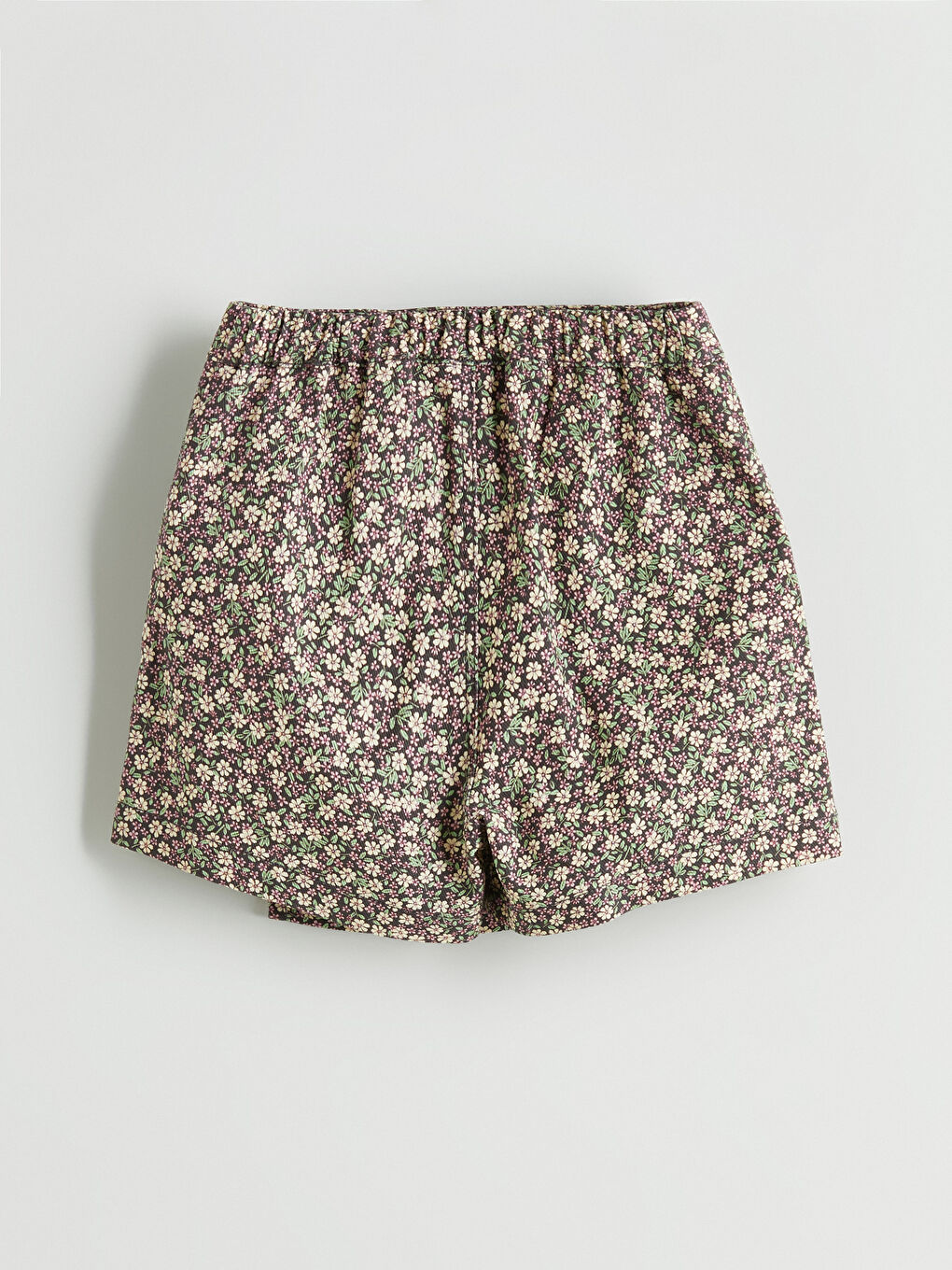 LCW Kids Girls' Floral Shorts with Elastic Waist -W5BC94Z1-LQJ