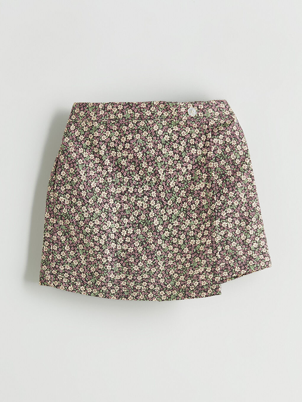 LCW Kids Girls' Floral Shorts with Elastic Waist -W5BC94Z1-LQJ