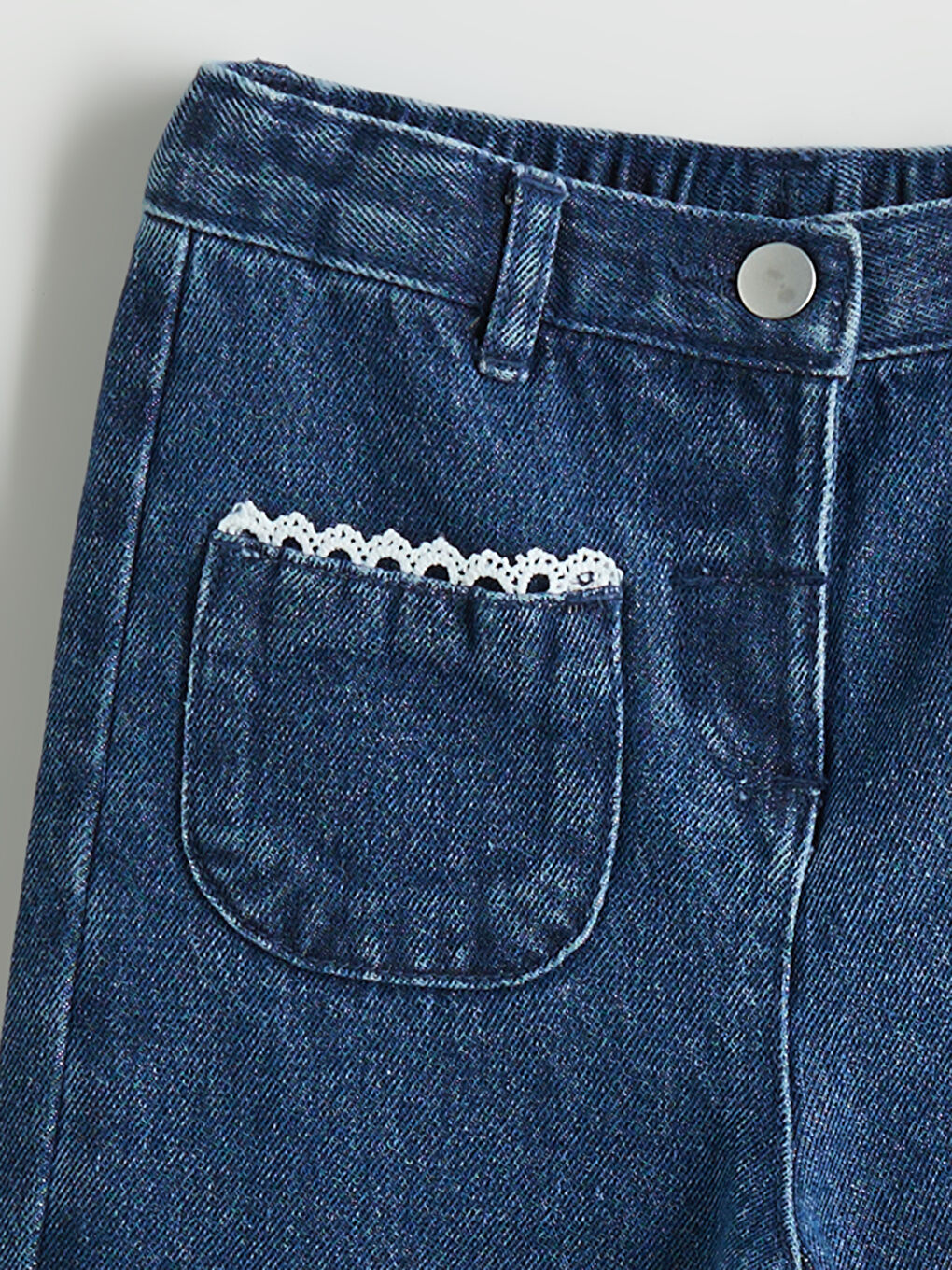 LCW baby Elasticated Waist Girls' Jeans -W5BD08Z1-309