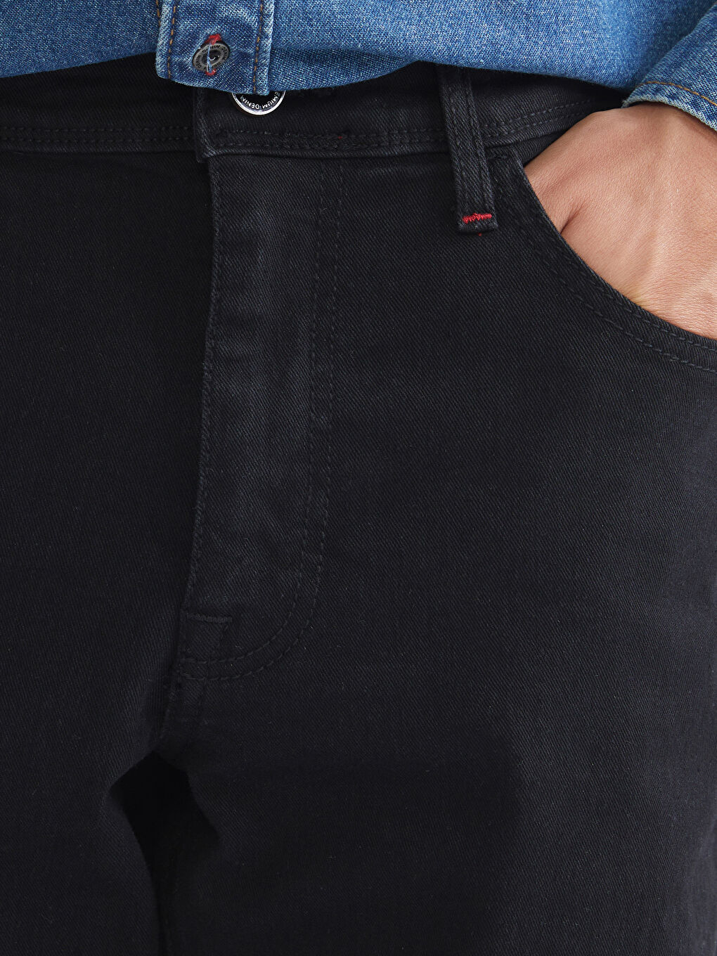 Siyah 750 Slim Fit Erkek Jean Pantolon-2