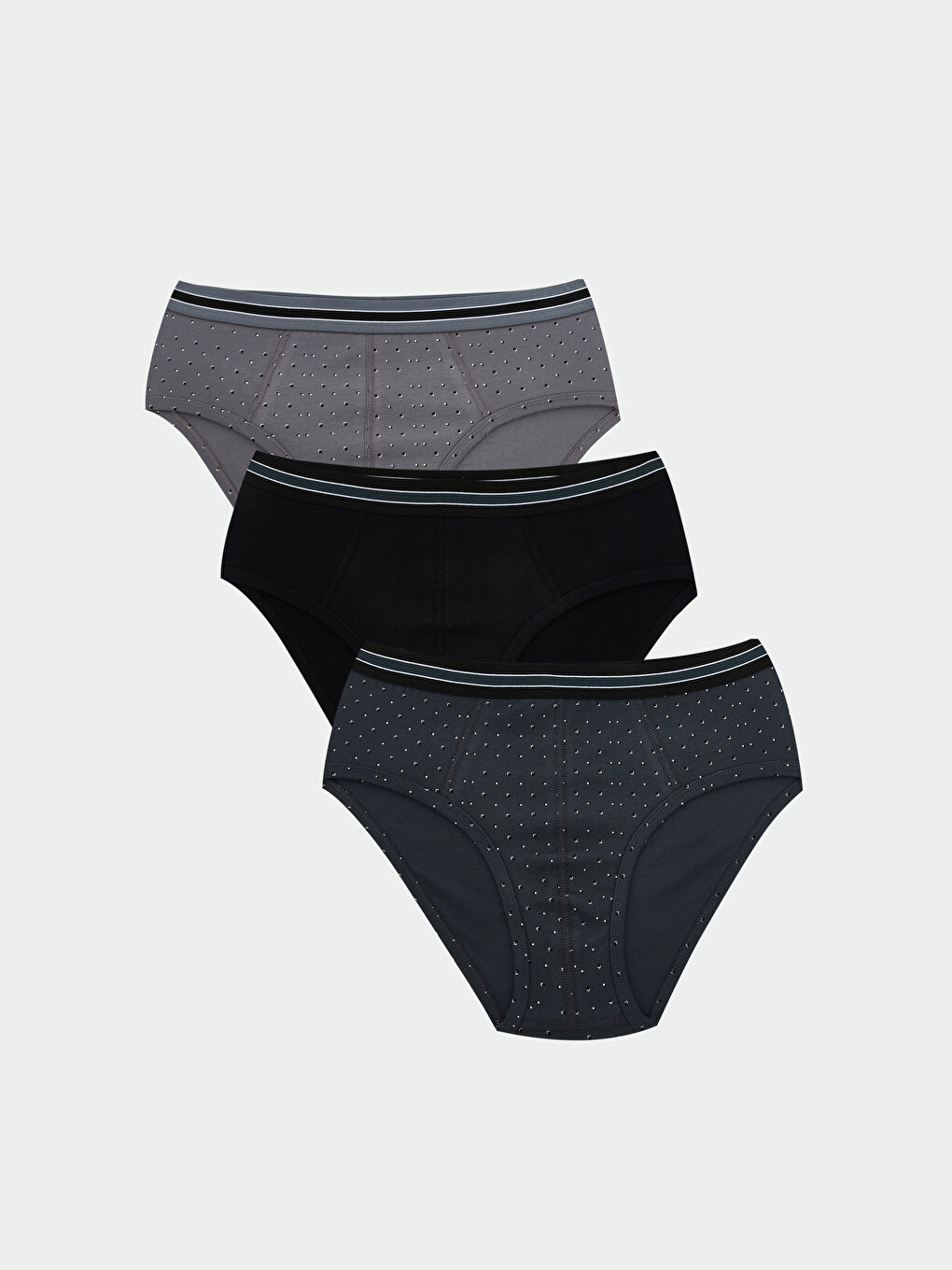 LC WAIKIKI Standard Size Cotton Flexible Men's Slip Briefs 3-pack -W5BD26Z8-LQ9