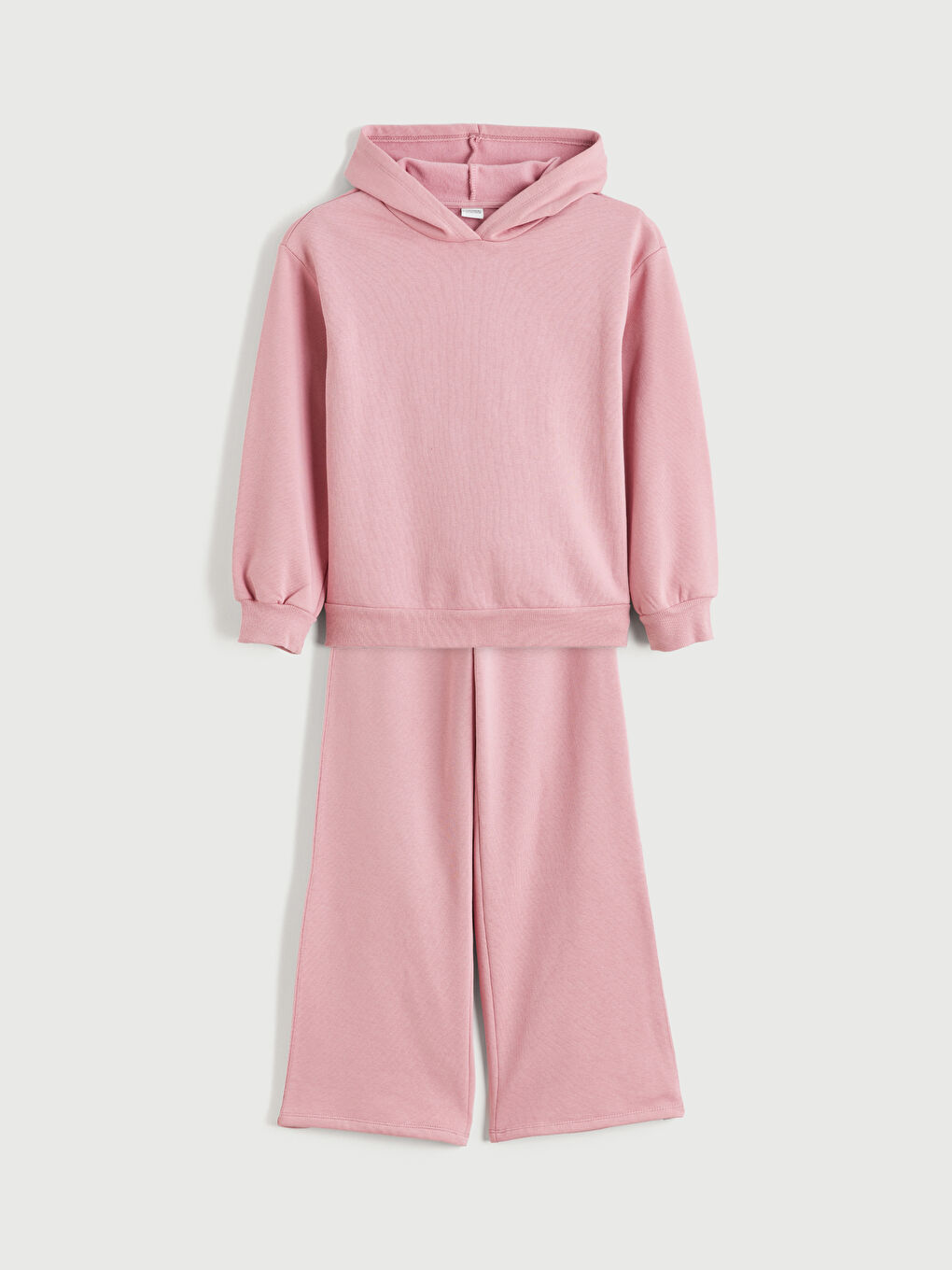 Lila Kapüşonlu Kız Çocuk Eşofman Takım-2