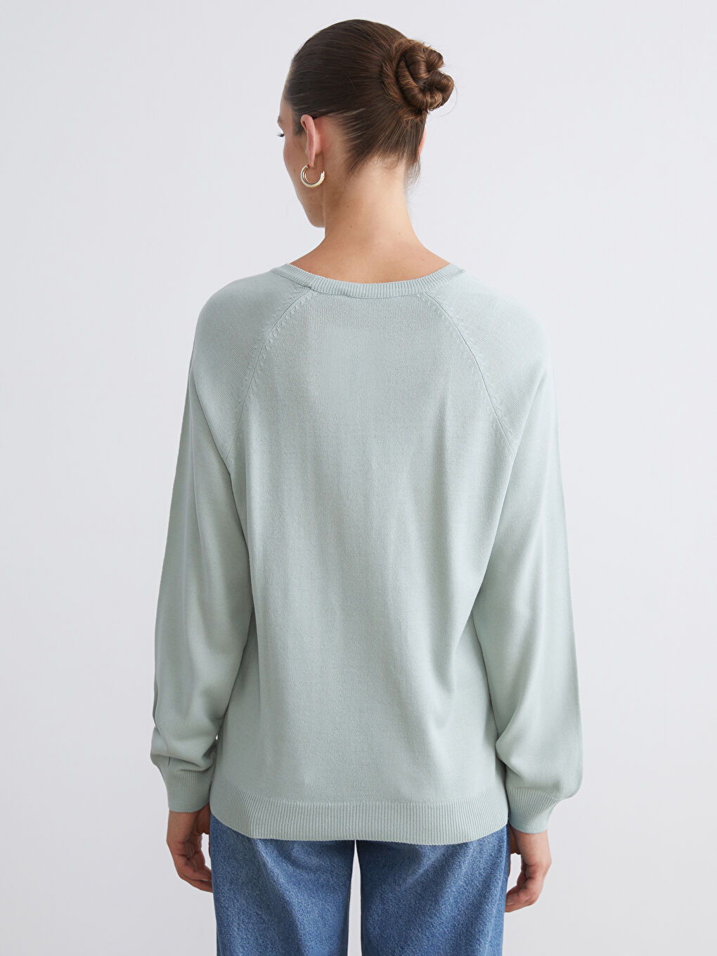 Crew Neck Floral Women's Knitwear Sweater-4