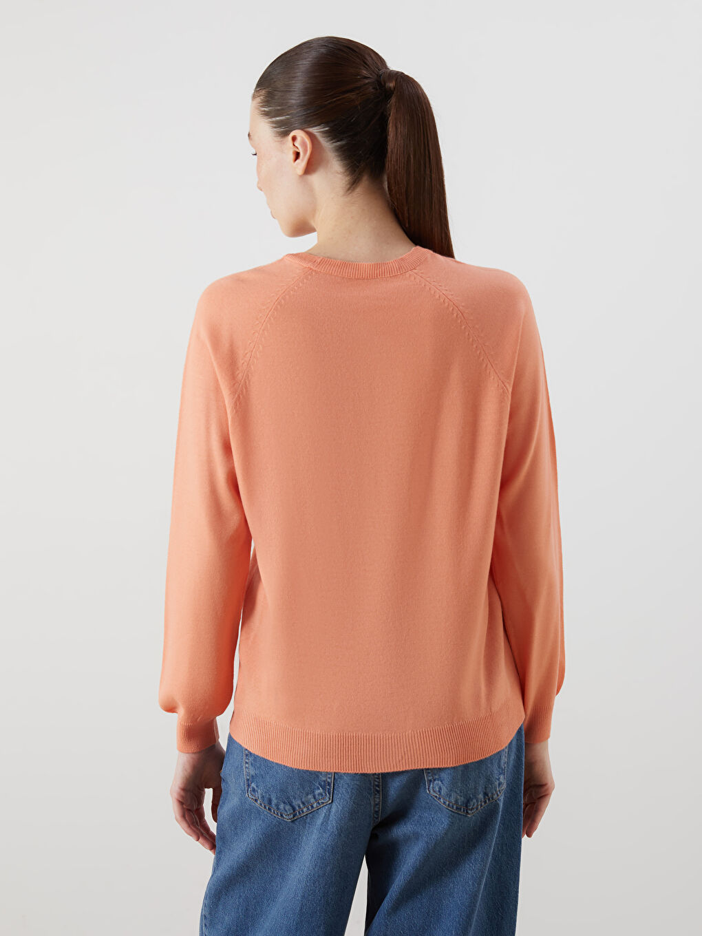 Crew Neck Floral Women's Knitwear Sweater-5