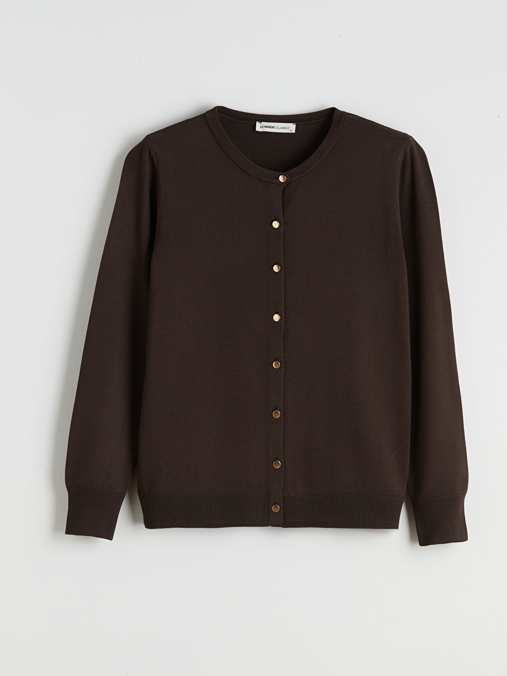 Crew Neck Women's Knitwear Cardigan-6