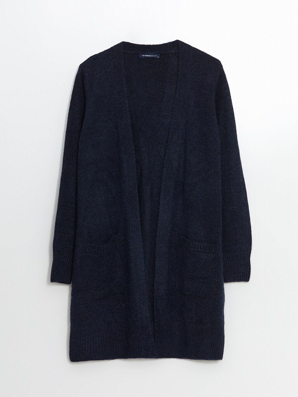 İndigo Şal Yaka Kadın Triko Hırka-7