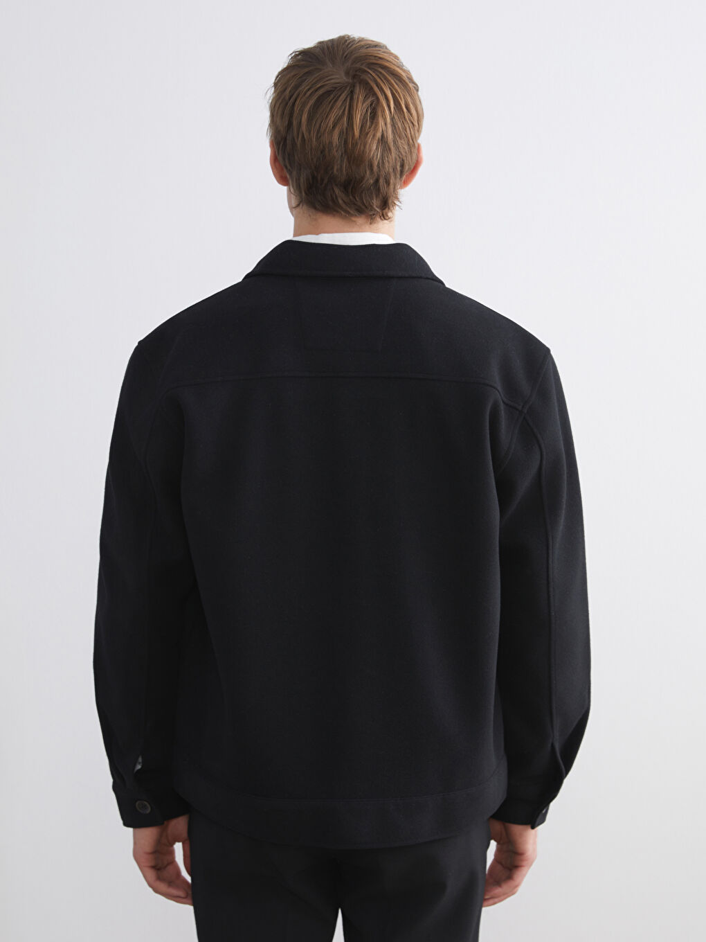 Regular Fit Long Sleeve Cachet Men's Shirt Jacket-3