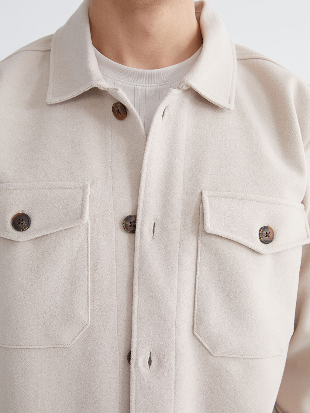 Regular Fit Men's Cachet Shirt Jacket-2