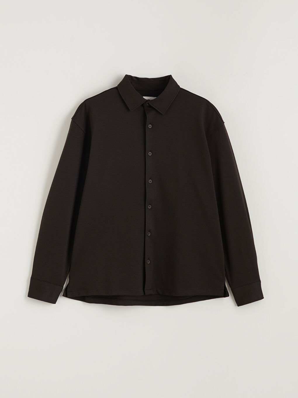 Kahverengi Slim Fit Uzun Kollu Erkek Gömlek-4