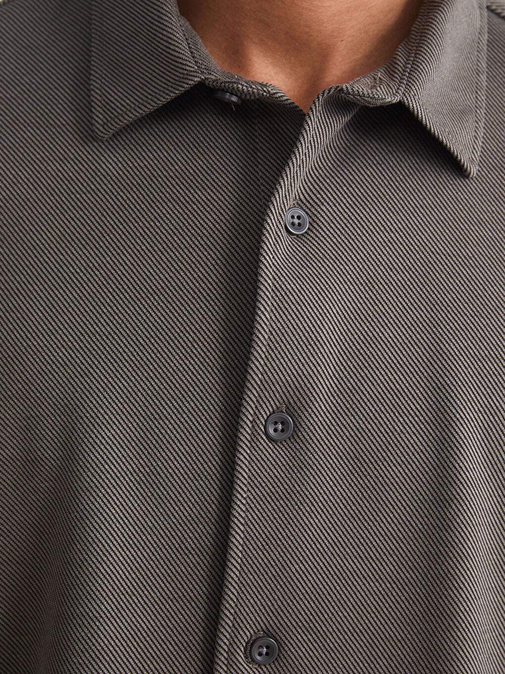 Slim Fit Long Sleeve Men's Shirt-2